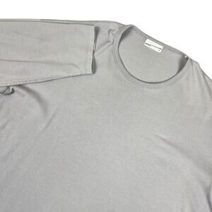 Lad Musician Mens 46 US L/XL Gray Long Sleeve Crew Neck T-shirt